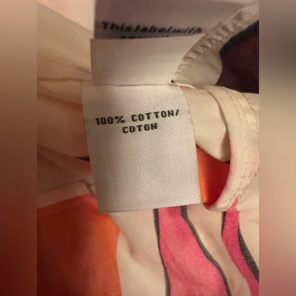 Diane von Furstenberg "Scarlet" floral print cotton shirtdress in a multi-color. - Picture 14 of 16